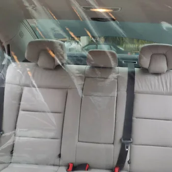 

Transparent Car Anti Droplets Proof Isolation Screen PVC Protection Film Curtain For HD Transparent Taxi Driver Passenger Car