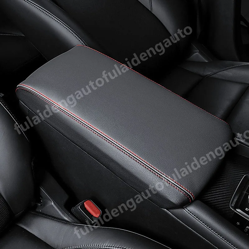 1 шт. для Mazda 3 Axela из искусственной кожи подлокотник консоль Подушка-накладка опорная коробка с подлокотником Сверху Коврик лайнер автомобильные аксессуары