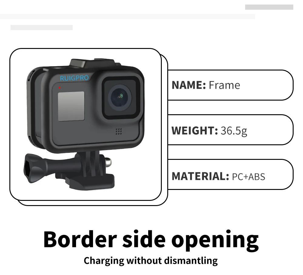 Для Gopro набор аксессуаров для go pro hero 8 черный комплект водонепроницаемый корпус чехол из закаленной пленки красный фильтр рамка Силиконовый протектор