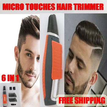

6 in 1 Micro Touches Hair Trimmer Multi-function Electric Shaver Portable Shaving Razor Care Men Beard Trimmer Machine Razor