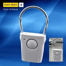 Poignée de porte sans fil, capteur tactile, alarme de sécurité, bouton de porte, alerte d'entrée, Anti vol, sirène de sécurité pour voyage d'hôtel, 1 pièce
