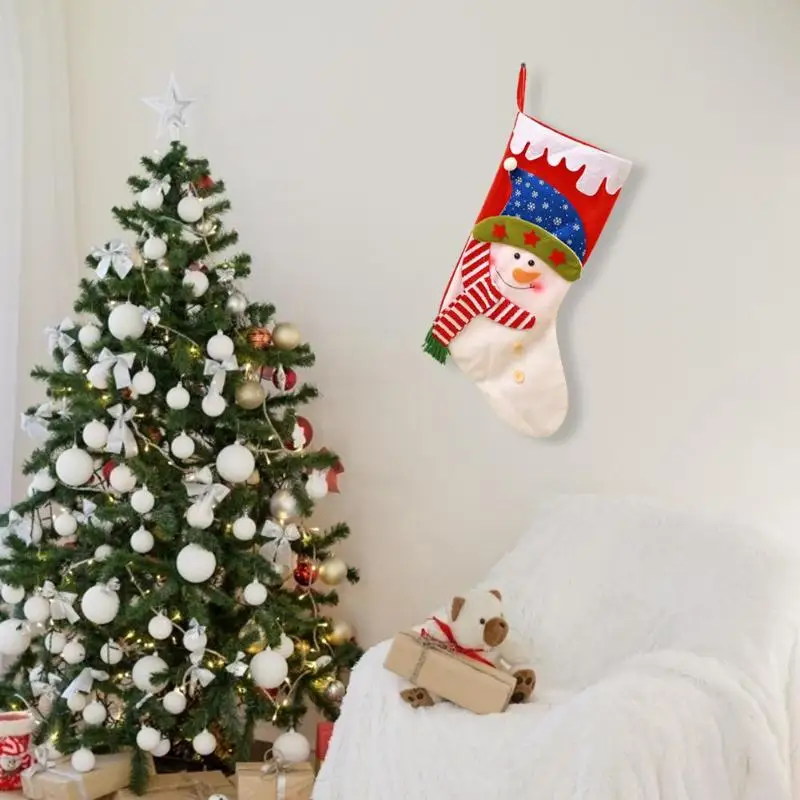 Рождественские принадлежности Висячие вечерние дерево украшение для дома различные спецификации опционально модные чулки носки подарок конфеты сумки