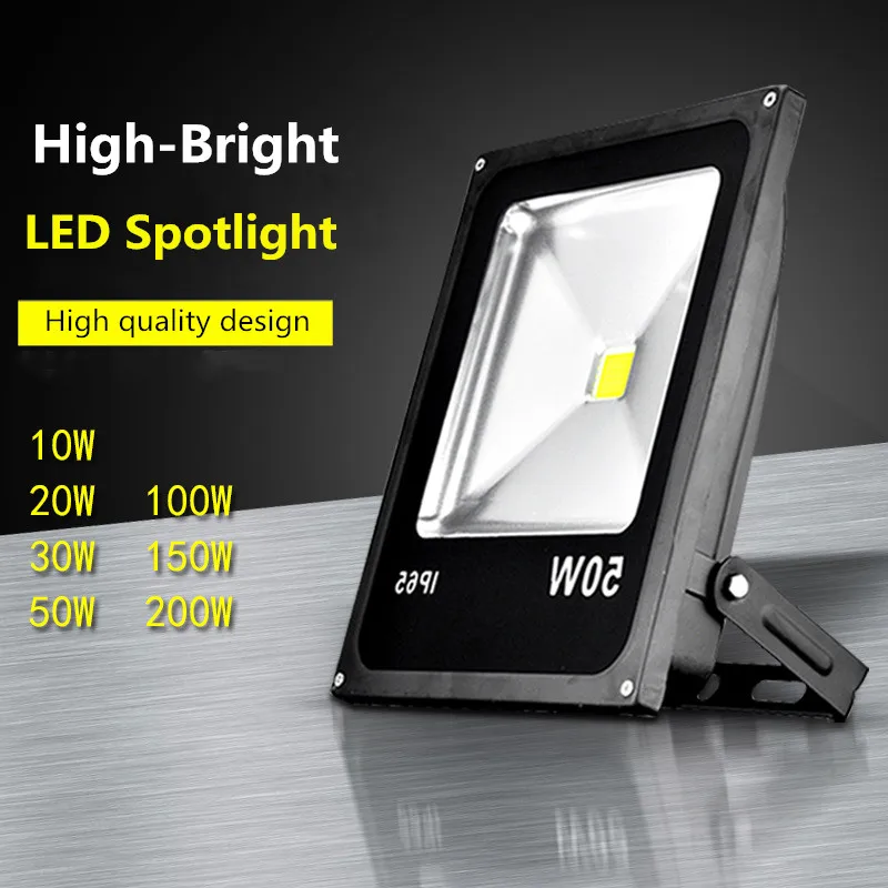 

LED Flood Light 10W 20W 30W 50W Projector Reflector Wall Lamp Waterproof 220V Led COB Chip Floodlight Spotlight Outdoor Lighting