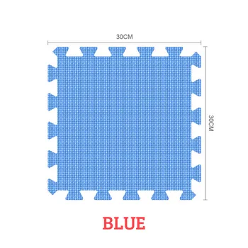 

Different Size DIY Colorful Puzzle Mat Foam Shaggy Carpet Jigsaw Mat Plush Soft Area Rug Children Baby Play Mats