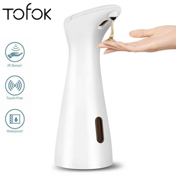 

Tofok Intelligent Liquid Soap Dispenser Automatic Touchless Infrared Induction Foam Washing Hand Machine Kitchen Bathroom Tools