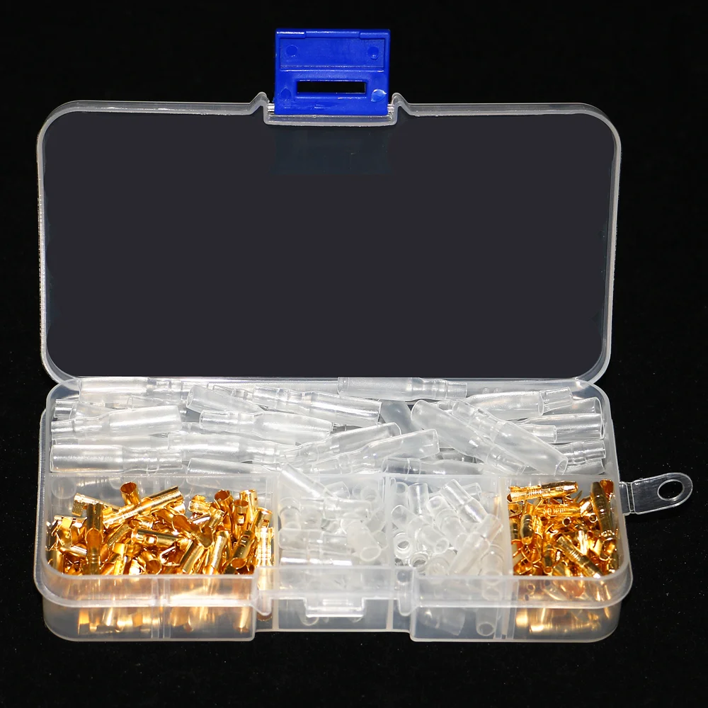 120pcs 3.5MM Male-female Connection Terminal With Insulating Cover For Fast Wire Connector and Jacket