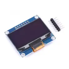 Display Screen Module 1.54in 7Pin SSD1309 Drive IC 128x64 SPI Interface White/Yellow/Blue Display