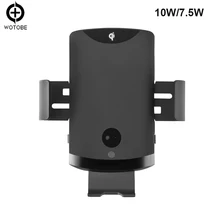 Полностью автоматическое бортовое Беспроводное зарядное устройство 7,5 Вт/10 Вт инфракрасная индукция на бортовой беспроводной зарядке для iPhone 8 X XS Samsun