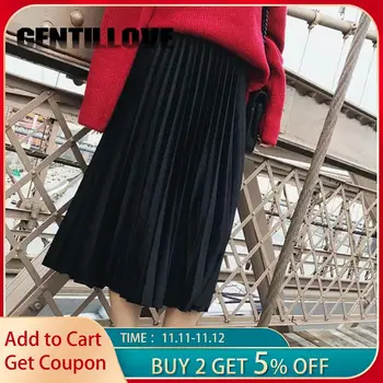 

Spring High Waist Velvet Long Metallic Silver Skirt Clubwear Summer Dress Solid Daiy Office Ladies Pleated Skirt Outwear