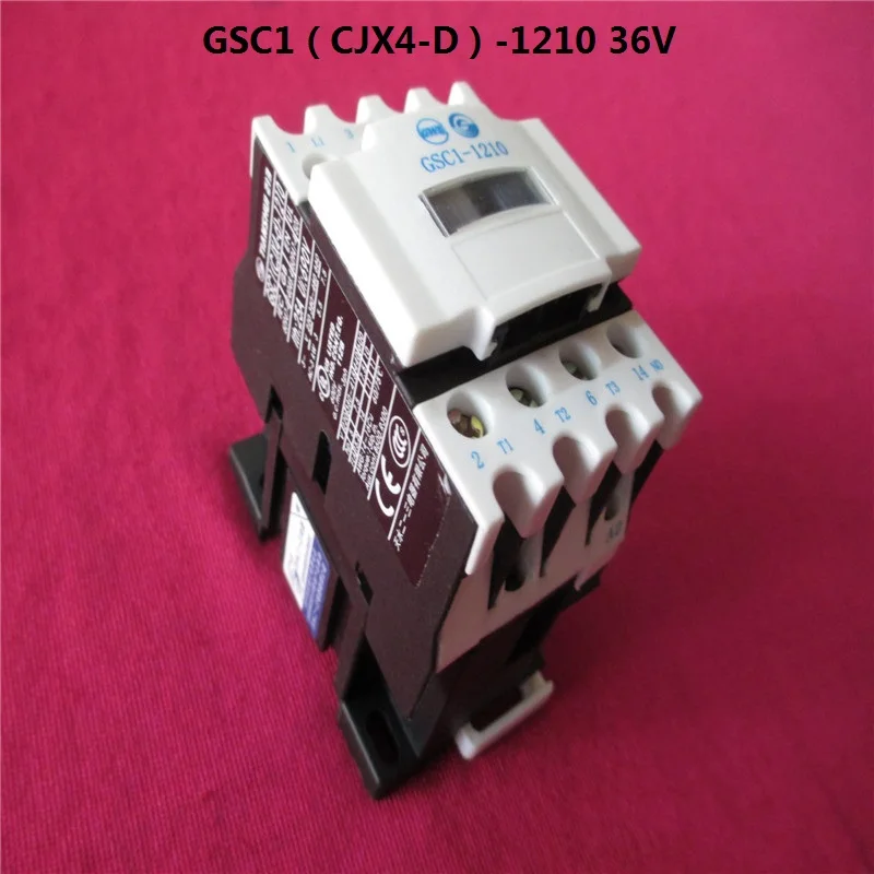 1210 36V Tianshui 213 контактор GSC1(CJX4-D)-1210 контактор переменного тока CJX4-1201D контактор 220 В - Цвет: 1210 36V
