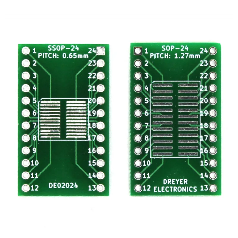 10pcs/lot 16-Pin 24-Pin Module Board SOIC-16 SOIC-24 SOP-16 SOP-24 SSOP-16 To DIP-16 SSOP-24 To DIP-24 Breakout Board