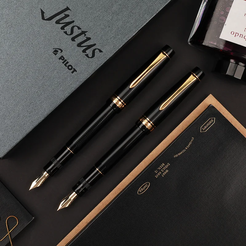 PILOT Justus95 перьевая ручка 14 К Золотое перо Регулируемый мягкий и жесткий Золотой перо практика слово FJ-3MR Подарочная коробка Регулировка твердости