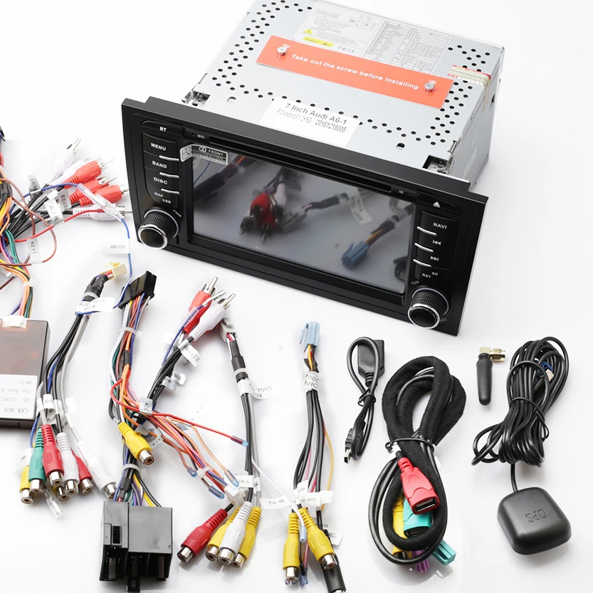 Sale Android Bluetooth Autoradio Vehicle GPS Navigation for Audi A6 DSP Auto Radio 2 Din Touch Screen Car Multimedia Player Parktroni 2