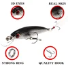 1PCS Minnow Fishing Lure 78mm 7g Sinking Hard Bait Wobbler Jig Bait Crankbait Carp Striped bass Pesca Fishing tackle SwimBait 3