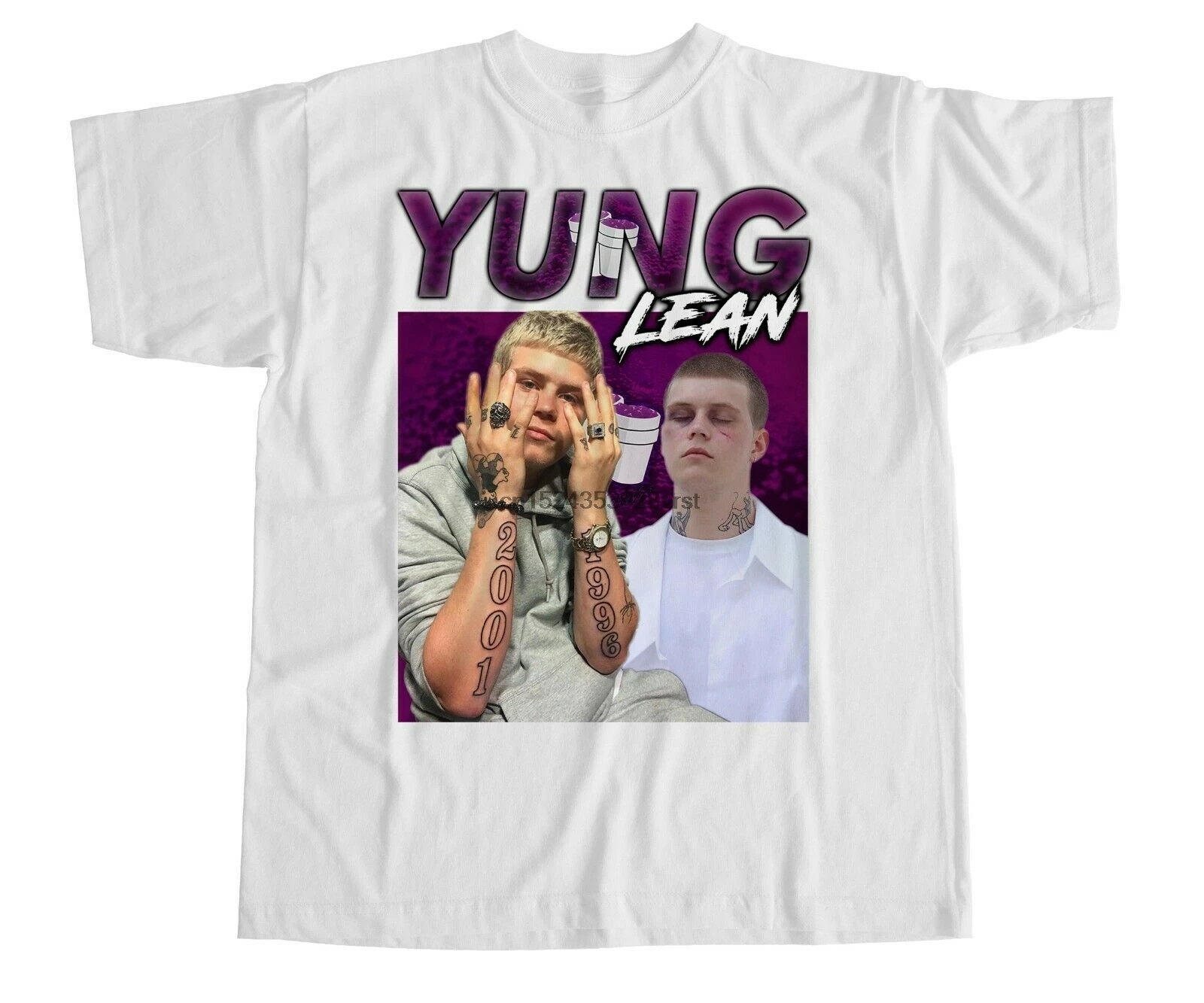 

Yung Lean T Shirt Luv Xo Life Tee Lil Uzi Gang Hip Hop Rap New Swag Sad Boys