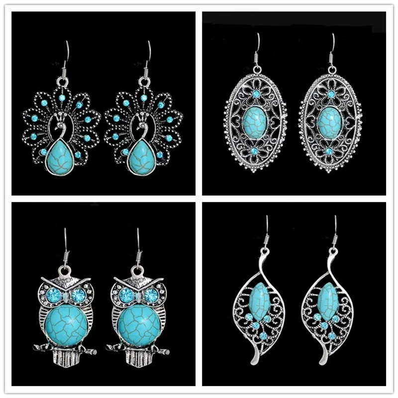 Винтажные серьги SHUANGR из серии каучук зеленого цвета камень Austrian женские|earrings