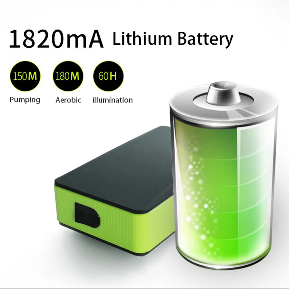 Absorbing Water Adding Oxygen Portable Water Absorber Automatic Tool 3 Led Bait Lights Professional Fishing Tackle Tool