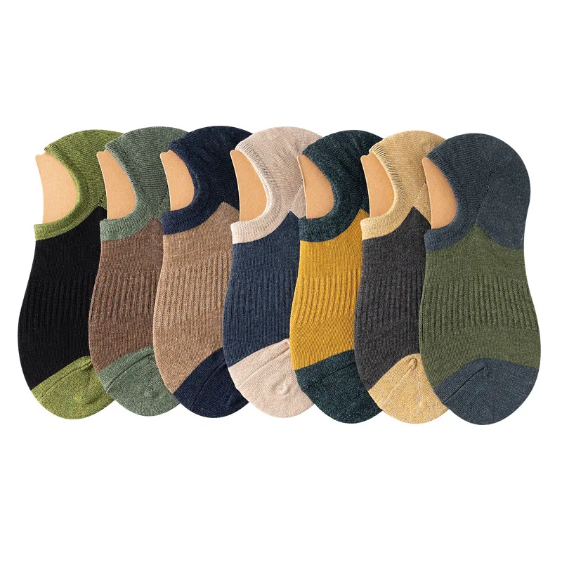 

2020 Breathable Men's Socks High Quality Solid Mesh Short Ankle Socks Mens Nautical Socks Hot Sale Comfortable and stylish