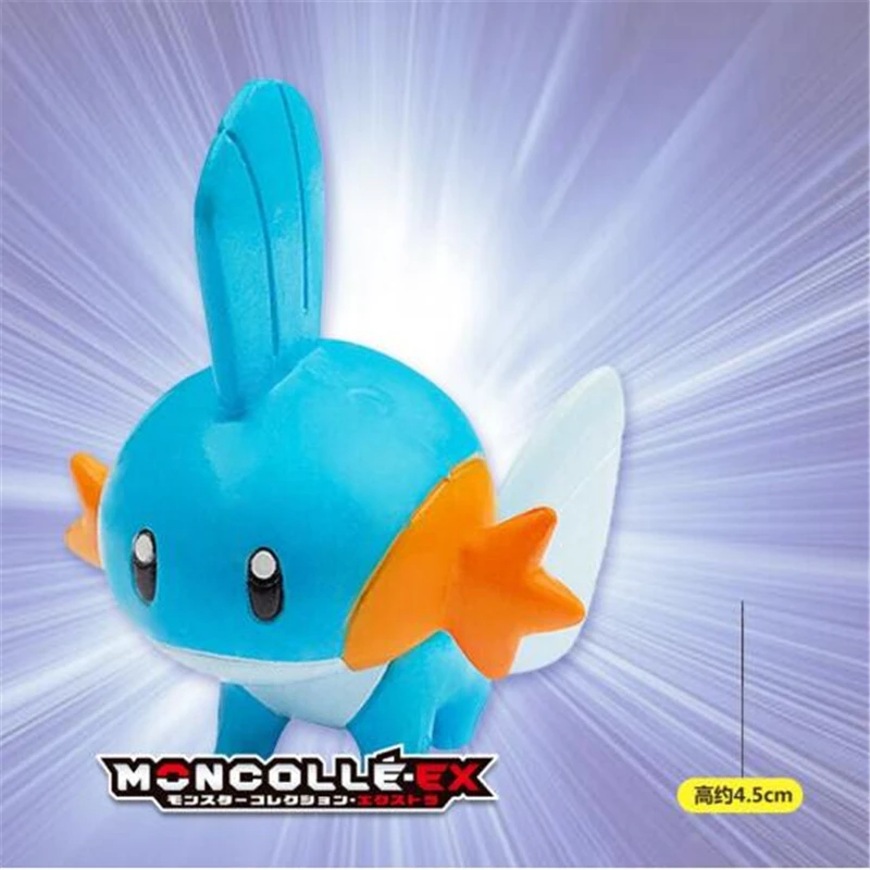 Takara Tomy Tomica, Оригинальная фигурка Pokemons, Mudkip EX, фигурки, игрушки для детей, подарок, Горячая магия, забавные аниме фигурки