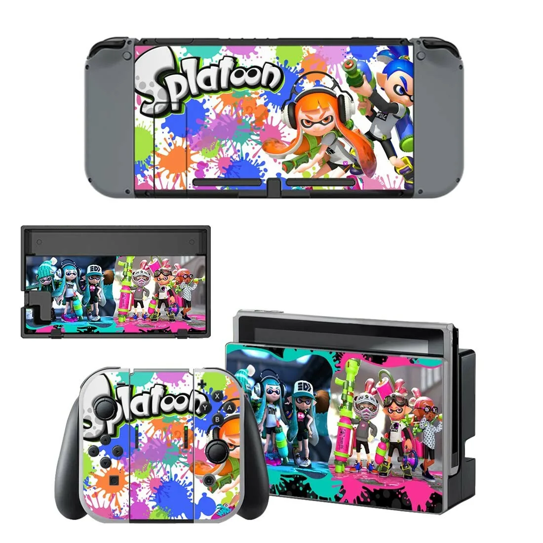 Splatoon 2 наклейки для nintendo switch для nintendo Switch консоли Joy-con наклейки для док-станции контроллера