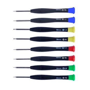 

8pcs Phillips Torx Precision Screwdriver Set For Watch Phone Repairing Tool T3 T4 T5 T6 PH000 PH0000 SL1.5 Mini Screw Drivers