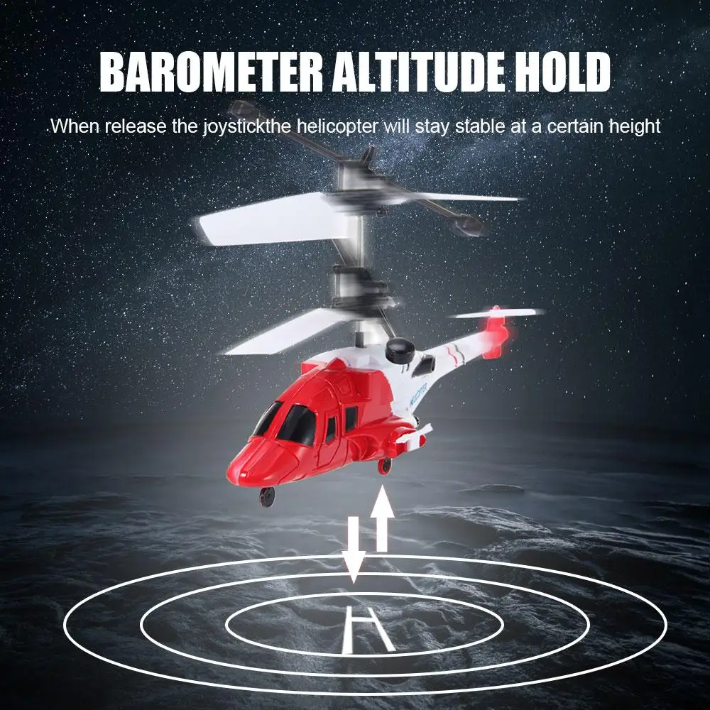 Мини-Дрон летающие игрушки USB зарядка подвеска зондирование детские игрушки светодиодный пульт дистанционного управления Самолет Вертолет для детей Подарки