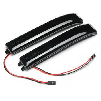 

2pcs Turn Signal Lights LED Lamp Reflector Dynamic Flash Smoked Black 12V