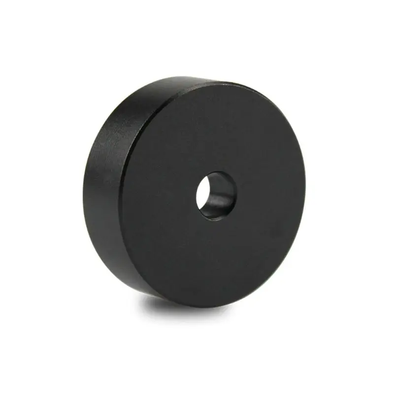 Record Turntable Adapter 45 Rpm Aluminum Silver For 7" Vinyl Technics