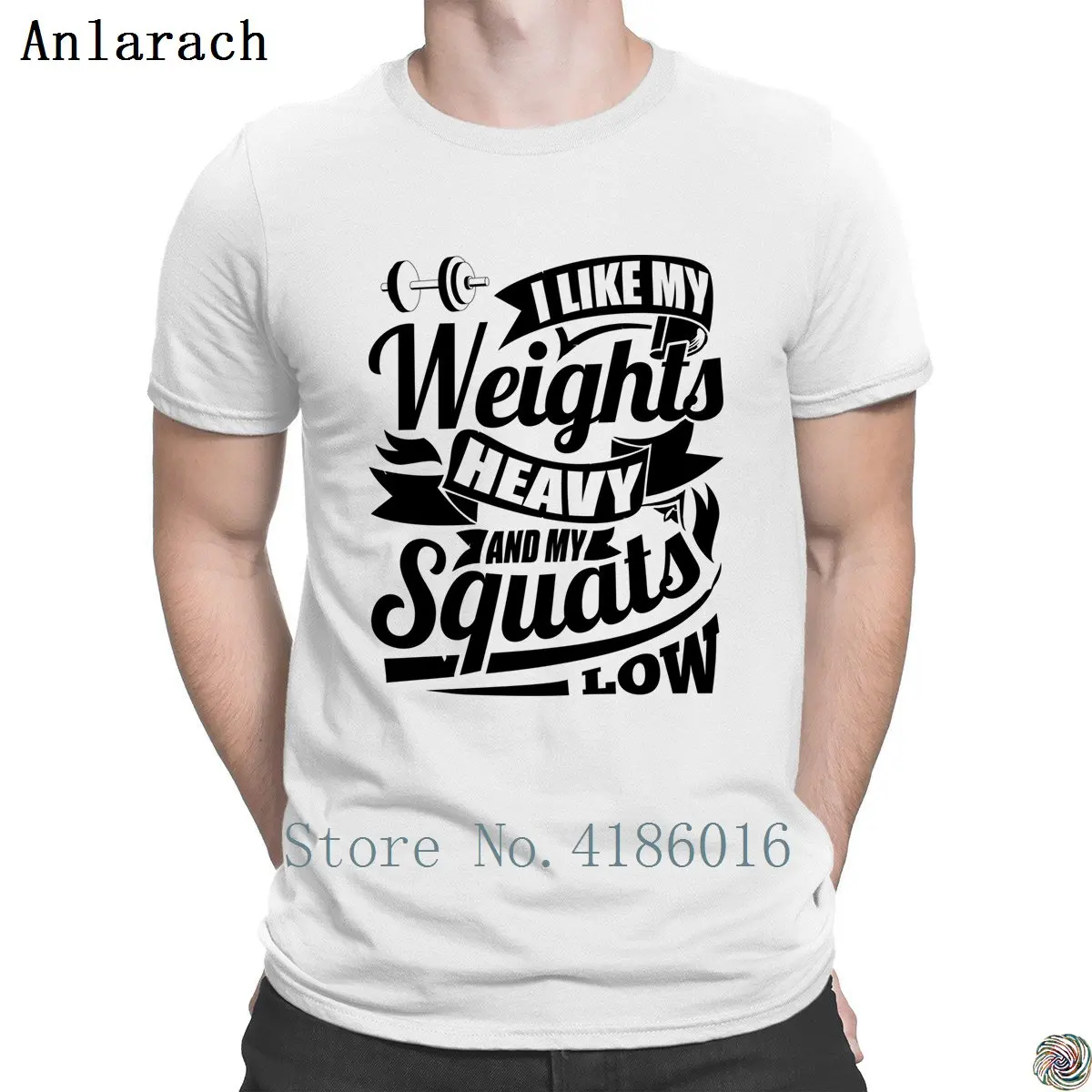 

Like My Weights Heavy My Squats Low Gyms Fitness Motivation t-shirts Top Quality Printing Cute t shirt for men homme Family 2018