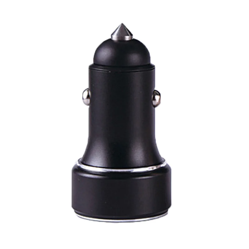 Car Auto Cigarette Lighter Mobile Phone Charger 12-24V Dual USB Digital Display