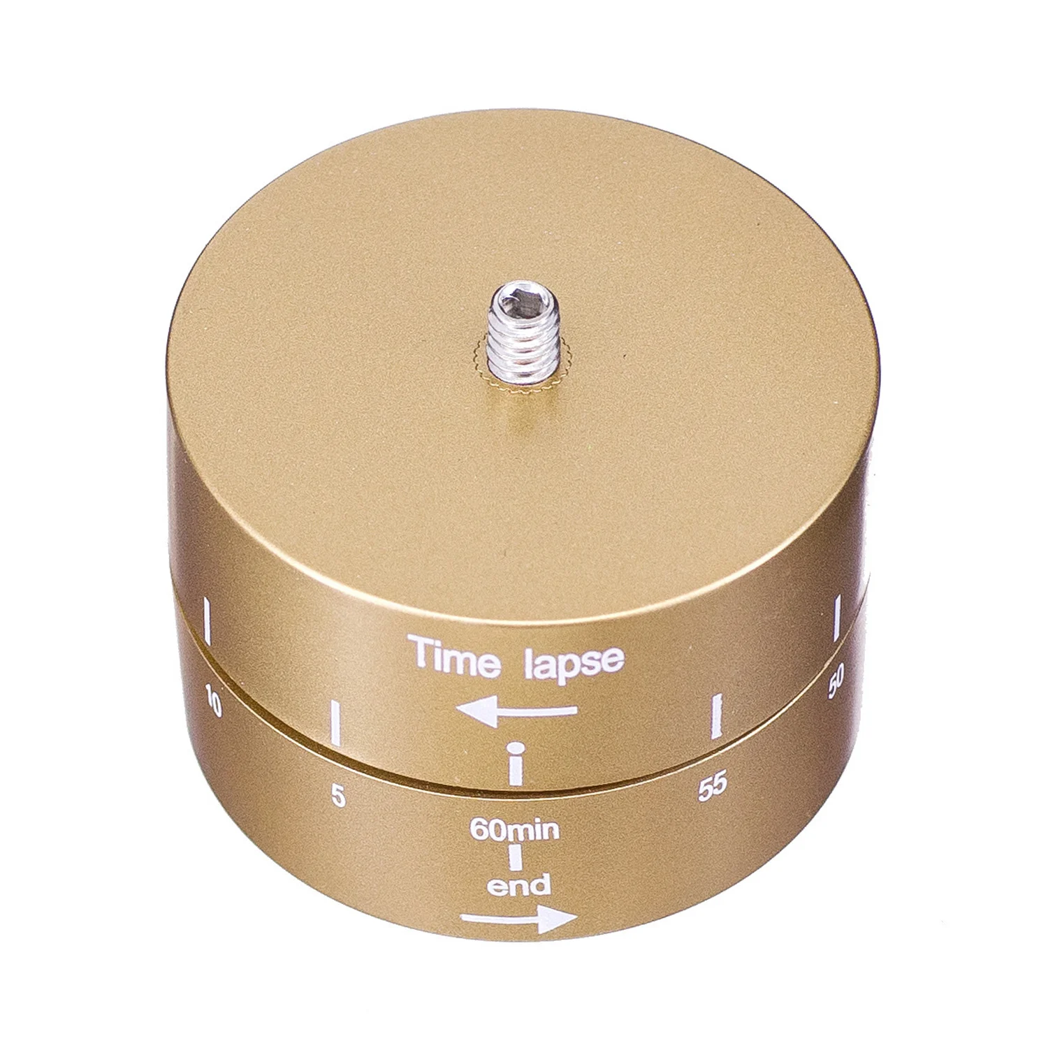 Gosear 360 Degree Rotating 60 Minutes Time Lapse Timer Photography Delay Head for SLR GoPro Action Cameras Smartphones