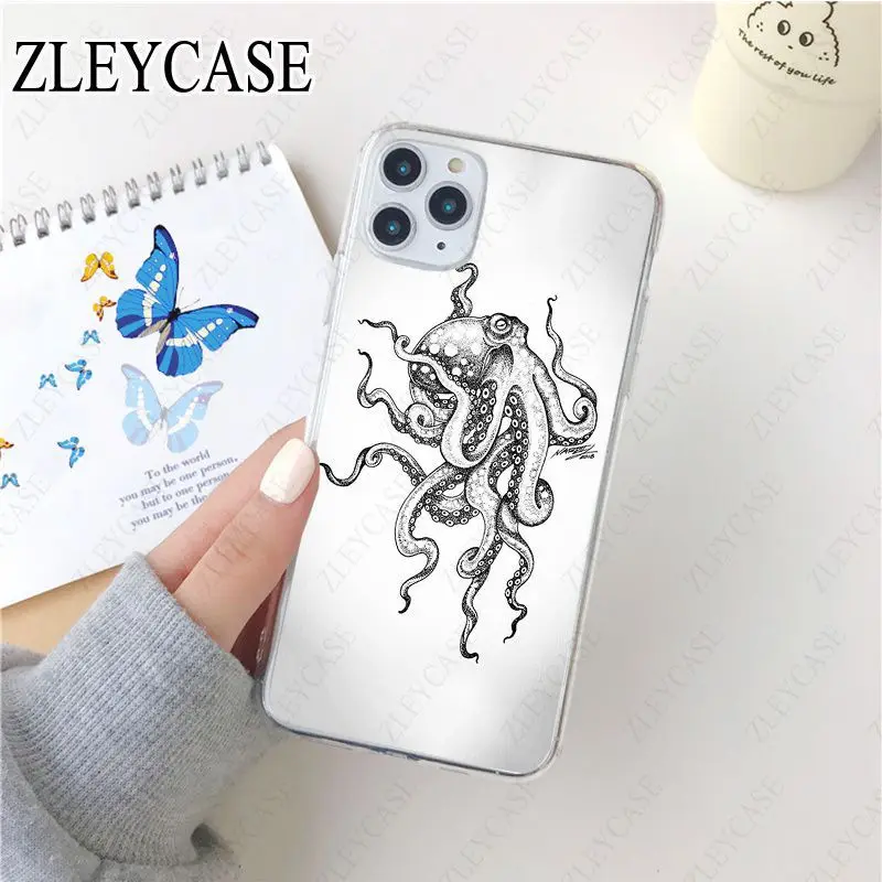 Tentacles of sea octopus