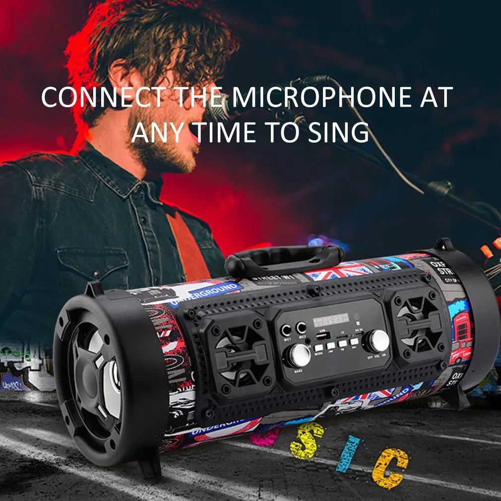 M17 открытый портативный мобильный мощный беспроводной HiFi стерео BT динамик саундбокс для ПК телефон музыкальное оборудование