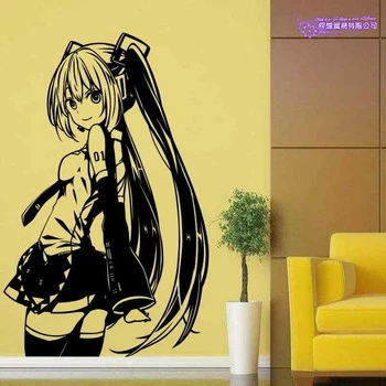 

Hatsune Miku Wall Stickers Vinyl Anime Decal Decor Home Decorative Decoration Hatsune Miku Car Sticker