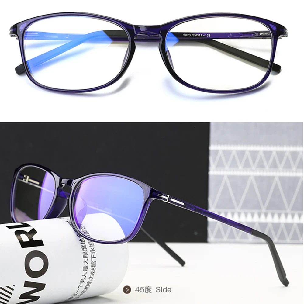 Anti Blue Light Glasses Men Bluelight Radiation Women Tr90 Computer Protection Gaming Glasses Blue Blocking Uv Eyewear blue light glasses women