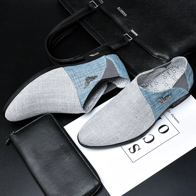 

Men Shoes Casual Oxford Shoes For Men Spring Summer Fur Moccasins Men Flats Fashion Brand Male Shoes A-06