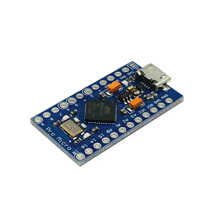 10 шт. Pro Micro Atmega32u4 5V 16 МГц заменить Atmega328 для Arduino Pro Mini с 2 Row штыревые для Leonardo Mini USB Интерфейс