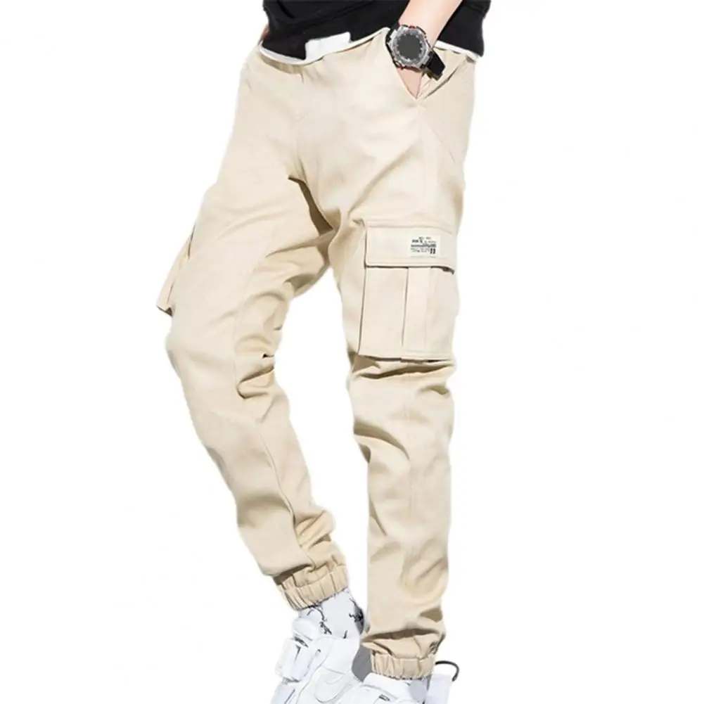 casual slacks Cold Resistance  Great Casual Cargo Pants Warm Cargo Pants Side Pockets   for Going Out best casual pants for men Casual Pants