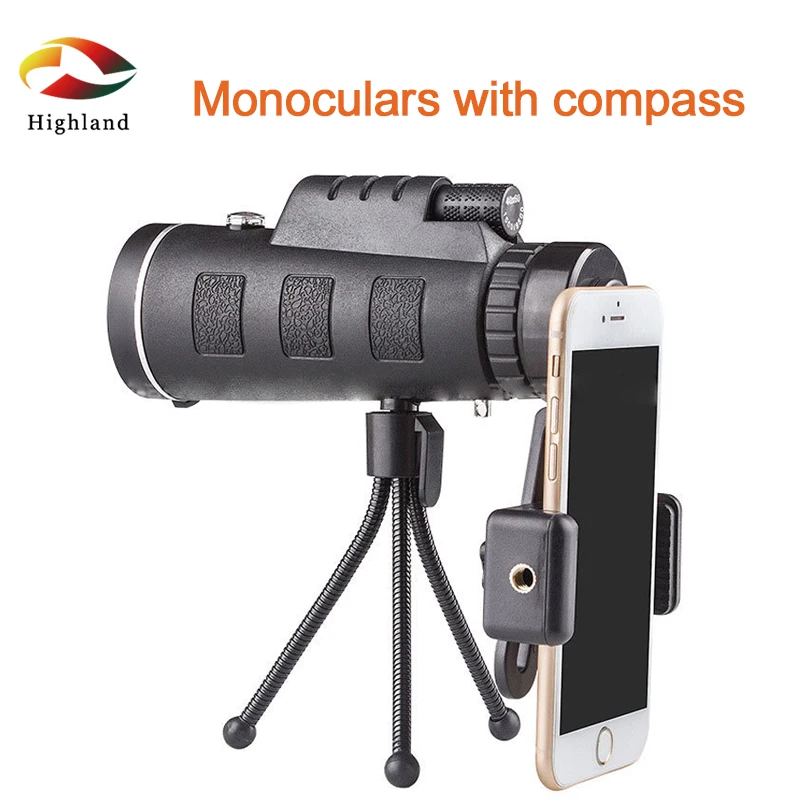 Monocular with cheap compass