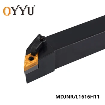 

OYYU MDJNR1616H11 16mm MDJNR MDJNR1616 Lathe Turning Tool Holder MDJNL1616H11 KORLOY Carbide Inserts DNMG110404 CNC Boring Bar
