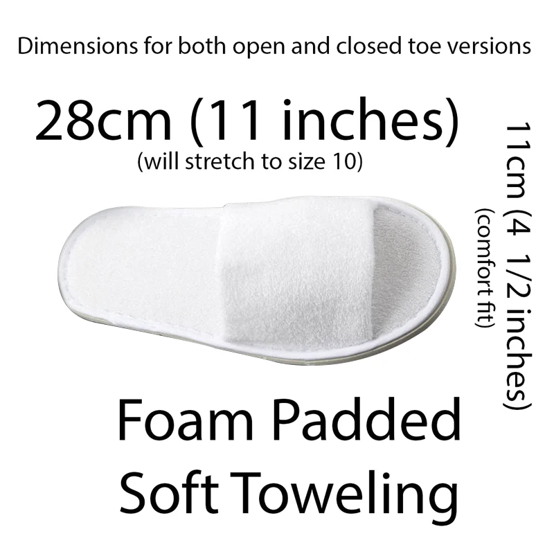 Hot Sale 5 Pair Disposable Slippers Portable White Towelling Sap Hotel Guest Slippers Disposable Open Toe Towelling Guest Shoes
