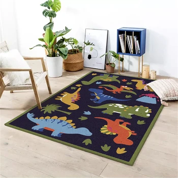 

Cartoon Little Dinosaur Carpet Boy Room Bedside Rug Cute Animal Pattern Carpet Bedroom Children Baby Room Decor Bathroom Mat
