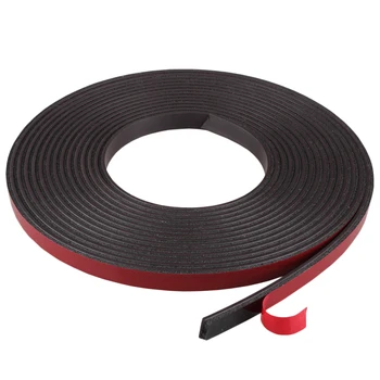

5 M Self-adhesive Magnetic Door Window Seals Dustproof Soundproof Sponge Tape Seal Wardrobe Door Mosquito Net Magnetic Stripe