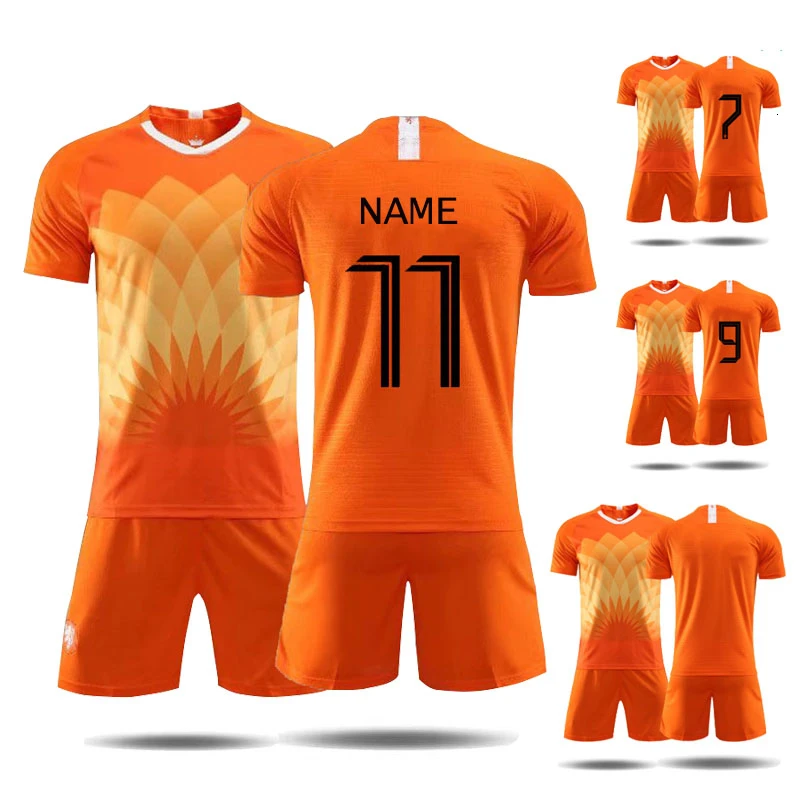 

Custom Netherlands Soccer Jersey Infantil Boys Clothes Kinderen Football Uniform Ropa Kid Tracksuit Kids Clothes Set Outfits