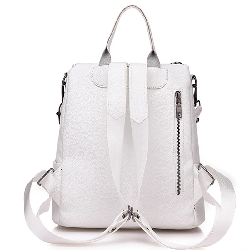 Женский Ретро Модный женский рюкзак на молнии из искусственной кожи, школьная сумка на плечо, Подростковая школьная сумка, Молодежные сумки для женщин