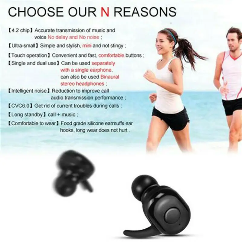 Newest Fashion Wireless Bluetooth 5 0 Earbuds Headset TWS Waterproof IPX7 In Ear Hot Sale Sport Earphone