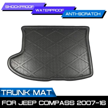 

Car Floor Mat Carpet Rear Trunk Anti-mud Cover For Jeep Compass 2007 2008 2009 2010-2016