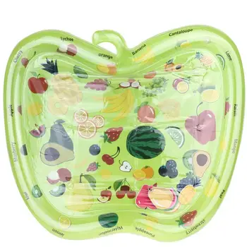 

1 PC Pad Durable Patted Inflatable Apple Shape Bright Color Pad Educational Toy Water Mat for Kids