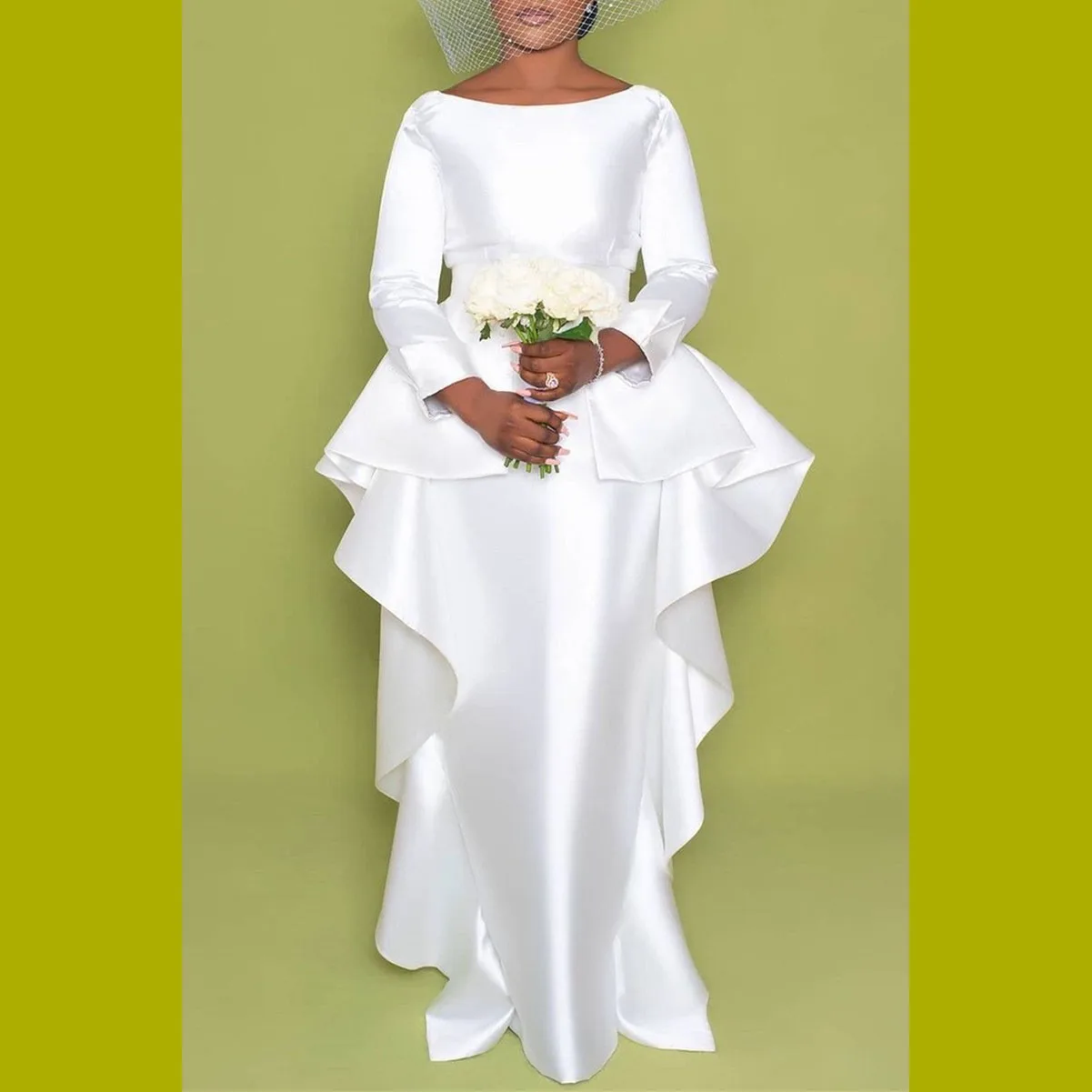 Solid Color Design Dinner Dress Women High Waist Long Maxi Evening Party Dress White Robe Elegant Gowns Wedding Vestido Black