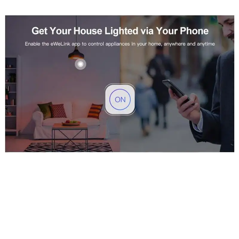 Мини умный переключатель DIY маленькое Двухканальное ДУ управление wifi переключатель Управление по Ewelink приложение работает с Alexa Google Home